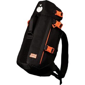 The Maxine One Medium Dog Carrier by Little Chonk | Dog Backpack Carrier for Medium Sized Breeds | Adjustable Front Facing Pet Carrier for Travel | Dog Hiking Backpack - Bark After Dark Black