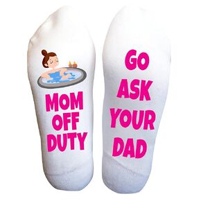 Funky Fun Socks With Sayings: Handcrafted Novelty Delights for All Ages, Versatile Sizing for Sizes 6-14, Exceptional Comfort & Durability, Mom Collection, Mother's Day Gifts.