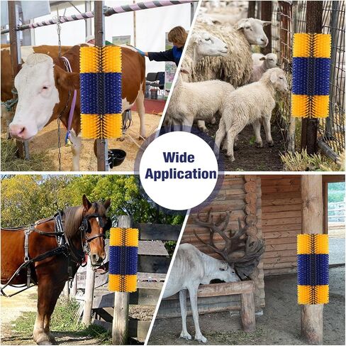 1Pack Livestock Scratch Brushes, Large Soft Cow Scratcher, Goat Horse Scratching Post, Relieve Itching on the Back of Livestock, Massage Brush for Horses, Sheep, Deer in Saudi Arabia