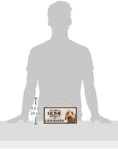 Wood Sign for Goldendoodle Dog Breeds in Saudi Arabia