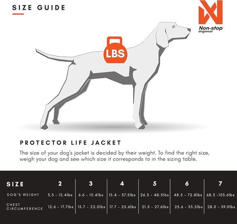 Non-stop dogwear Protector life jacket, Innovative dog life jacket, Breathable dog swimming vest with ergonomic design for full freedom of movement, Black/orange, size 3 in Saudi Arabia