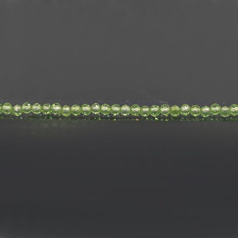 Natural Peridot Beads Bracelet Micro Faceted Gemstones Jewelry For Her, August Birthstone Energy Healing Crystals, Silver Plated Chain 8 inch, Christmas Gifts in Saudi Arabia