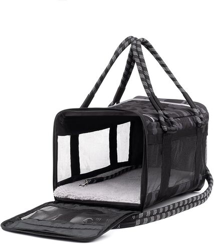 ROVERLUND Airline-Compliant Pet Carrier | Includes Leash | for Pets up to 20lbs in Saudi Arabia