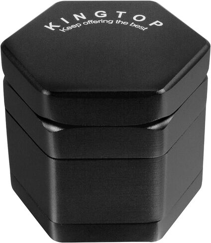 KINGTOP Grinder, 2.2" Magnetic Spice Grinder (Black) in Saudi Arabia