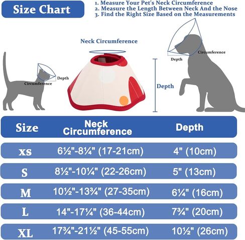 مخروط ناعم بدون نباح للكلاب، طوق E مريح للكلاب بعد الجراحة لوقف لعق الخدش والعض، مخروط ناعم للكلاب الكبيرة والمتوسطة والصغيرة، طوق إليزابيث قابل للتعديل in Kuwait