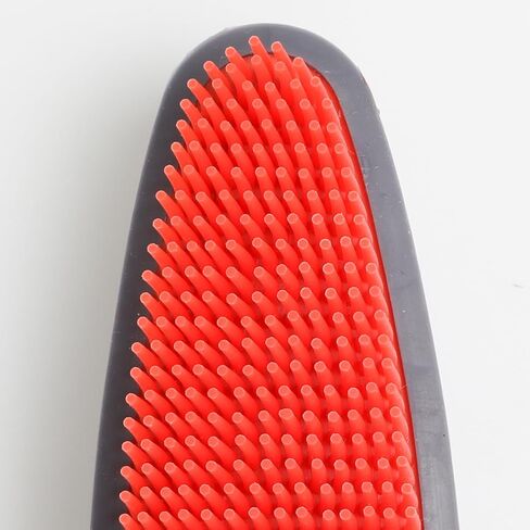 Rubber Pet Hair Removal Brush for Couch Clothes Dog Cat Pet Hair Carpet, Also Used as Dog Cat Bath Brush with Massage Effect (orange) in Saudi Arabia