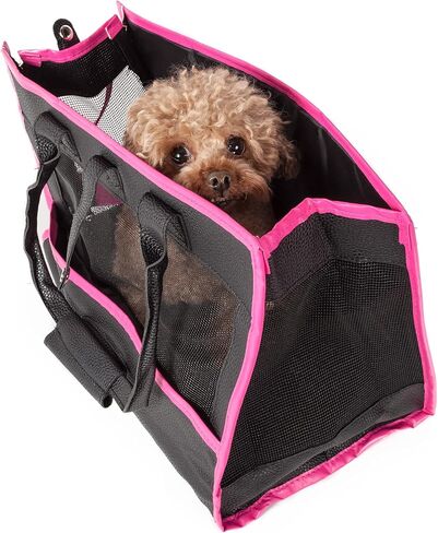 Pet Life Posh Paw Fashion Pet Carrier Purse - Designer Dog Carrier with built-in leash securer in Saudi Arabia