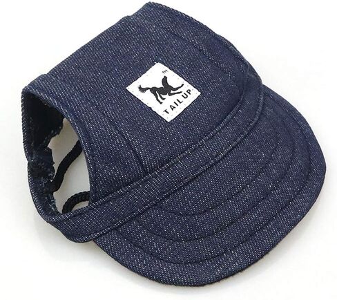 Leconpet Baseball Caps Hats with Neck Strap Adjustable Comfortable Ear Holes for Small Medium and Large Dogs in Outdoor Sun Protection (S, Colour Flower) in Saudi Arabia