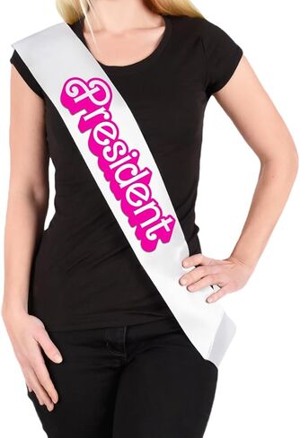 Custom Lets Go Party Sash and President Sash. Perfect for Celebrations and Events (Prime President) in Saudi Arabia