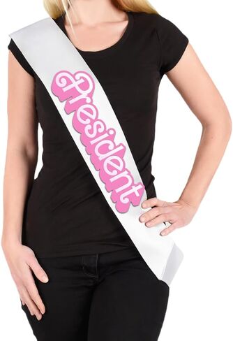 Custom Lets Go Party Sash and President Sash. Perfect for Celebrations and Events (Prime President) in Saudi Arabia