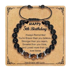 1 Year Old Boy Birthday Gift,Adjustable Beaded Bracelet as First Birthday Gifts for Boys,One Year Old Birthday Gifts Ideas for Boys Son Grandson Nephew