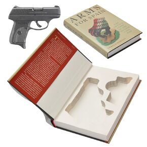 Gun Storage Book Safe Compatible with Ruger LC9 LC9s EC9s Handguns - Hollow Hidden Security Box Case - Made From Real Book