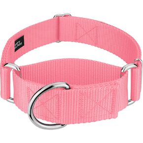 Country Brook Petz 1 1/2 Inch Martingale Heavy Duty Nylon Adjustable Dog Collar for Small, Medium, Large Breeds - Vibrant 17 Color Selection (Royal Blue, Medium)