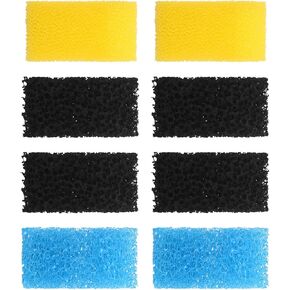 Submersible Aquarium Filter 3-Stage Fish Filter for Fish Tank, Turtle Filter Fish Tank Filter with Aeration & Dual Water Outlet, Turtle Tank Filter Pump for 40-70 GAL Aquariums