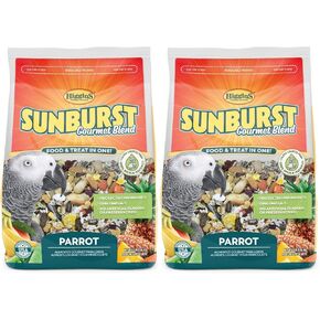 Sunburst Gourmet Blend Parrot Food 3 lbs – Pack of 2