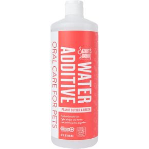 SKOUT'S HONOR: Oral Care Water Additive for Dogs & Cats - Peanut Butter & Bacon 32oz in Saudi Arabia