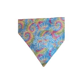 Paws Up Let's Pawty Over the Collar Dog Bandana That Slips onto Their Existing Collar Size (XXL)