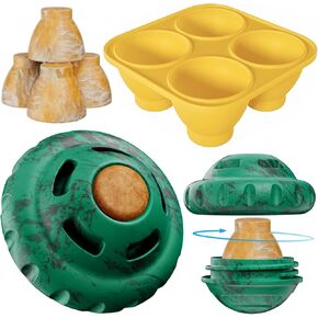 Dog Toys to Keep Them Busy,Frozen Treat Dog Enrichment Toys,Slow Food Training to Relieve Boredom and Stimulating,Dog Puzzle Treat Food Dispensing Ball Toy for Small Medium Large Dogs