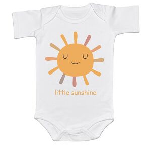 Personalized Boho Baby Shower Onesie My Auntie Is My Bestie Little Sunshine Newborn Bodysuit Gift from Auntie Grandma (0-6 Months, Little sunshine-Short Sleeve Romper)