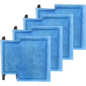 Aquarium Filter Cartridge 4 Pack Rite-Size C Filter Replacement Cartridges Compatible with PRO Power Filters 275/375 /Power Filters 200/350