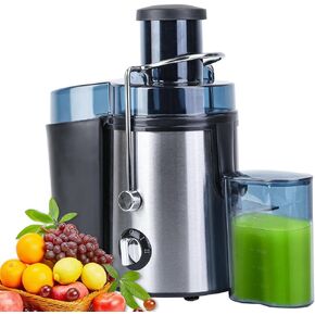 Juicer Machine,1000W Centrifugal Juicer Extractor with Wide Mouth 2.6in Feed Chute 2 Speed Setting for Fruit Vegetable, Easy to Clean, Stainless Steel