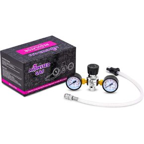 Pressure Regulator Valve for 580g 615g 640g 2.2L 3.3L Tank with Upgraded Adapter & Hose Line on Dispenser, Black