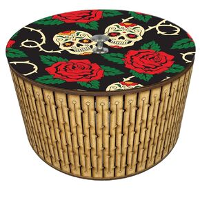 HASTA LA RAIZ | Mexican HANDMADE TORTILLA WARMER. Tortillero made in Mexico with thermal container. Model: Navy Dark Talavera.