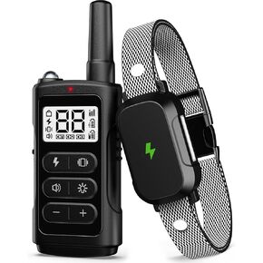 Dog Training Collar with 3300Ft Remote Range 4 Training Modes for Larde Medium Small Dogs Waterproof Electric Collar