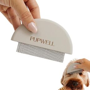 Detailer Comb for Removing Tear Stains, Crust, and Eye Mucus and Small Tangles