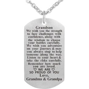 حفيد حفيدة الكلب علامة قلادة المجوهرات قلادة المفاتيح من الجدة والجد in Kuwait