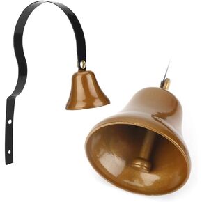 Antique Doorbell, Wall Mounted Shopkeepers Bell, Store Door Bell Remind You Customer Coming, Metal Doorbell Clear Tone Anti-Theft for Your House, Dog Training Bell