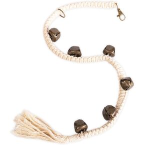 Ring A Potty Dog Training Bells Loud Bells for Toilet Training | Adjustable Hanging Door Bells for Small, Medium, Large Dogs | Go Outside Bells for Puppies & Dogs (Antique Bells)