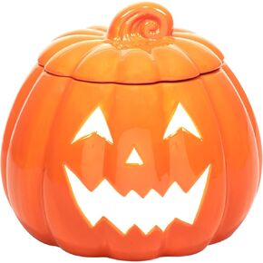 Certified International Scaredy Cat Pumpkin 3-D Treat Jar, 152 oz.