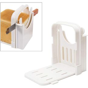 Bread Slicer Foldable Bread Cutting Guide with 5 Slice Thicknesses Mold, Bread Bagel Loaf Sandwich Cutter Slicer