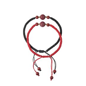 Handmade Cinnabar Couple Bracelet Good Luck Bracelet Protection Bracelet Feng Shui Cinnabar Bracelet