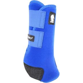 Classic Equine Legacy2 Hind Support Boots, Blue, Medium