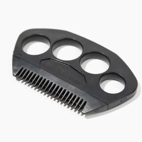 The Fur Hero - Say Goodbye to tangles, mats, and eye gunk using our guarded comb with an embedded razor blade, making grooming an easy bonding experience, Black