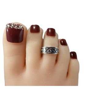 Toe Ring Sterling Silver Toe Ring Star Moon Sun 925 Crescent Pinky Adjustable Rings Body Jewelry