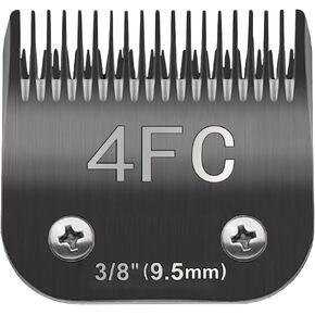 TRAH 3-3/4FC Blade Dog Grooming Clipper Replacement Blades Compatible with Andis Dog Clippers,Most A5, Wahl KM Series Clippers,Detachable Ceramic Blade,Size-3-3/4FC, 1/2-Inch Cut Length (13mm) Black