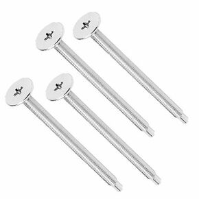 WB01X10180 Microwave Mounting Flat Bolt Easy Installation, Universal Fit |Compatible with GE, Kenmore, Hotpoint| Microwave Installation Flat Bolts（4 Pack）