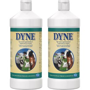 Pet-Ag Dyne High Calorie Liquid Nutritional Supplement for Livestock - 32 oz - includes Added Vitamins - Excellent for Underweight, Stressed, or Recovering Animals