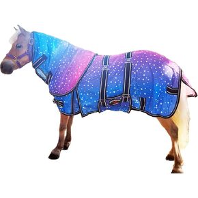 Miniature Weanling Donkey Pony Horse Foal Summer Flysheet Galaxy 51832