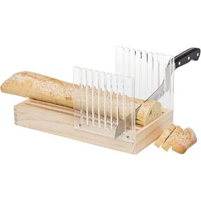 Mrs. Anderson’s Baking Bread Cutter Slicing Guide with Crumb Catcher, 12.5-Inches x 6.375-Inches