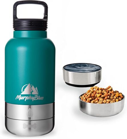 Dog Water Bottle | 32 Oz. Dog Travel Water Bottle | Lid w/Built-in Carabiner | Portable Dog Water Bottle | Portable Dog Water Bowl | Water Bottle for Dogs | Dog Water Bottle Portable in Saudi Arabia