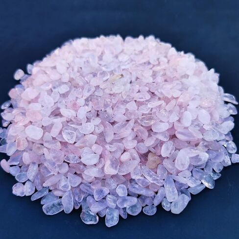 2 Pounds Titanium Crystal Tumbled Chips Stone Crushed Crystal Quartz Irregular Shaped Stones for Home Decorative Stones Vases Plants Succulents Cactus in Saudi Arabia