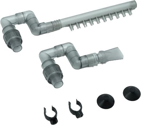 Aquarium Premium External Filter Kit for Canister Filters - Complete Inflow and Outflow Set, Fits 1/2'' Hose, Easy Installation in Saudi Arabia