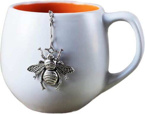 Honey bee tea ball infuser for herbal tea, Tea Strainer bee pendant, loose leaf tea lover gift in Saudi Arabia