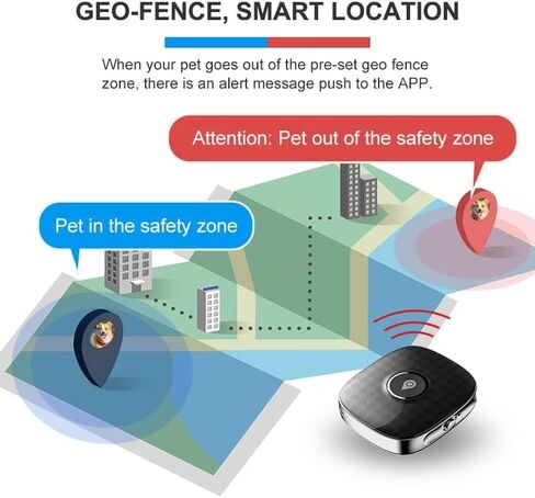 Bundle Pack Q68 PET Tracker- Waterproof,Unlimited Range,LED Collar,SIM Card with Free 1 Month Trial Everything Included (Small, Orange) in Saudi Arabia