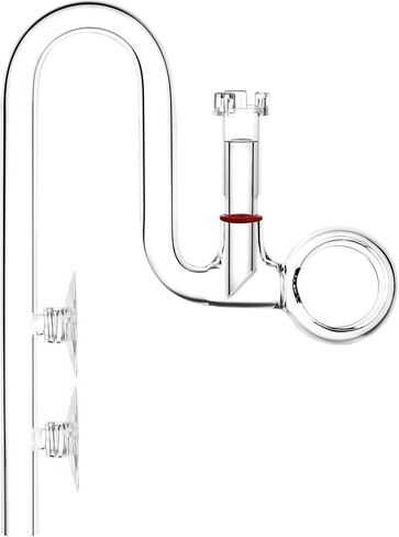 Glass Lily Pipe Spin Outflow with Surface Skimmer for Aquarium Planted Tank (17mm for 16/22mm (5/8'' i.d.) tubing) in Saudi Arabia