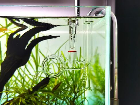 Glass Lily Pipe Spin Outflow with Surface Skimmer for Aquarium Planted Tank (17mm for 16/22mm (5/8'' i.d.) tubing) in Saudi Arabia